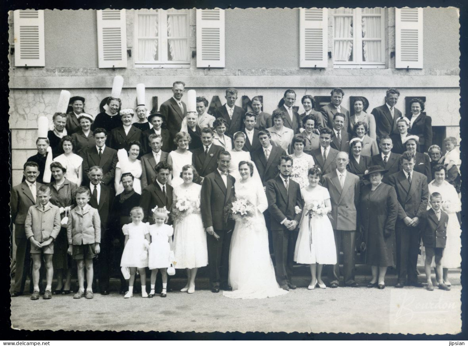 Cpa Carte Photo Du 29 Mariage Breton Coiffe Costumes Bretons --   LANR62 - Plozevet