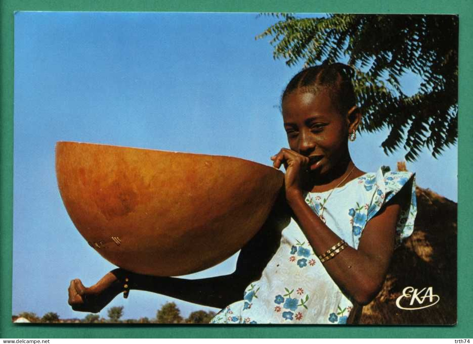 Afrique La Fillette à La Calebasse Editions Eka Toulouse CPM écrite De Lome En 1986 - Togo