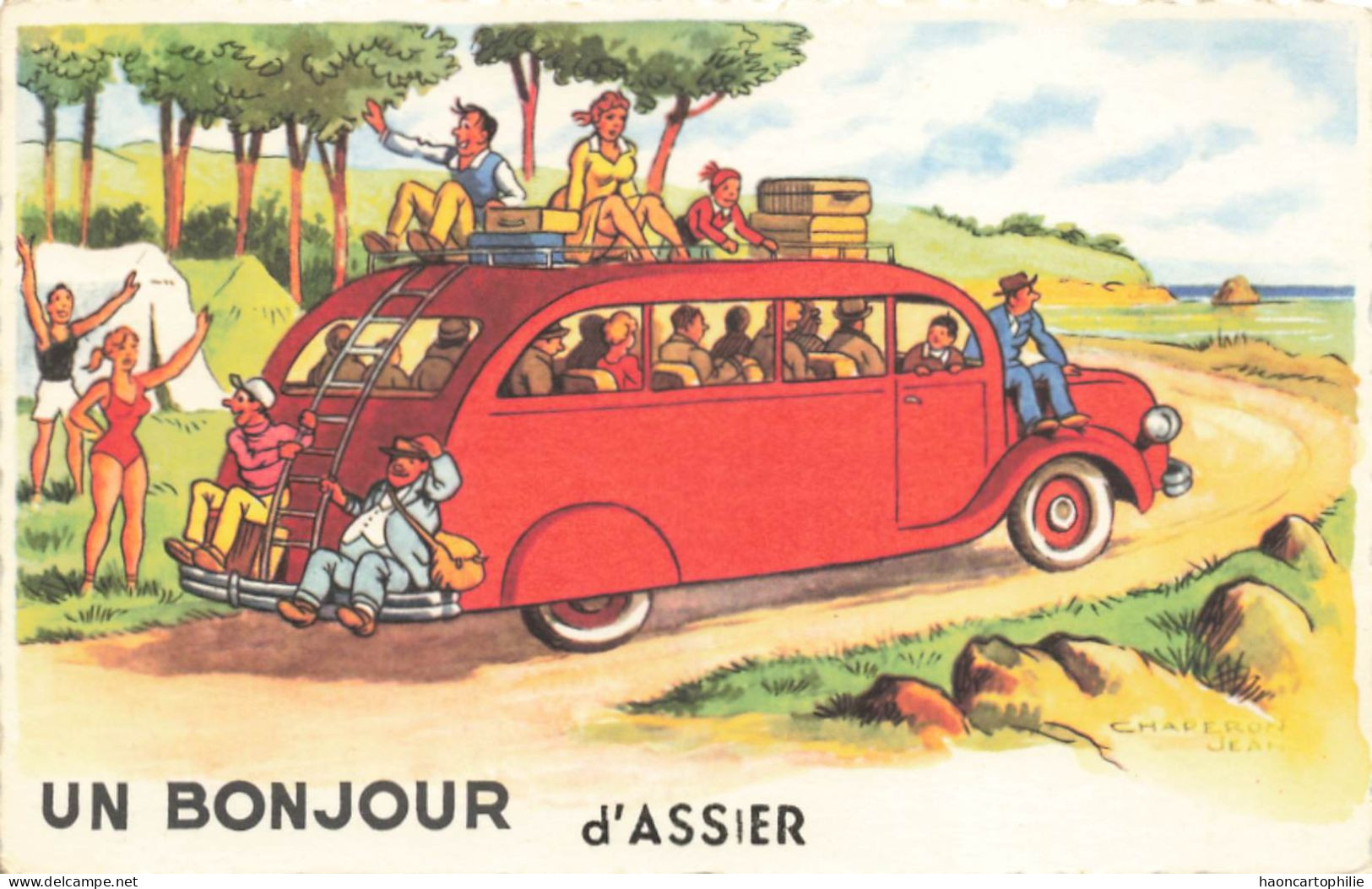 46 Un Bonjour D'assier  Illustrateur Chaperon Jean - Assier