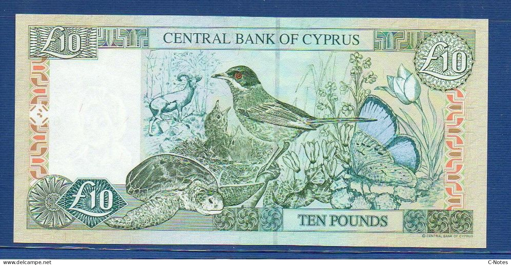 CYPRUS - P.59 – 10 Pounds / Lirai / Lira 1.2.1997 UNC-, S/n G716436 - Zypern