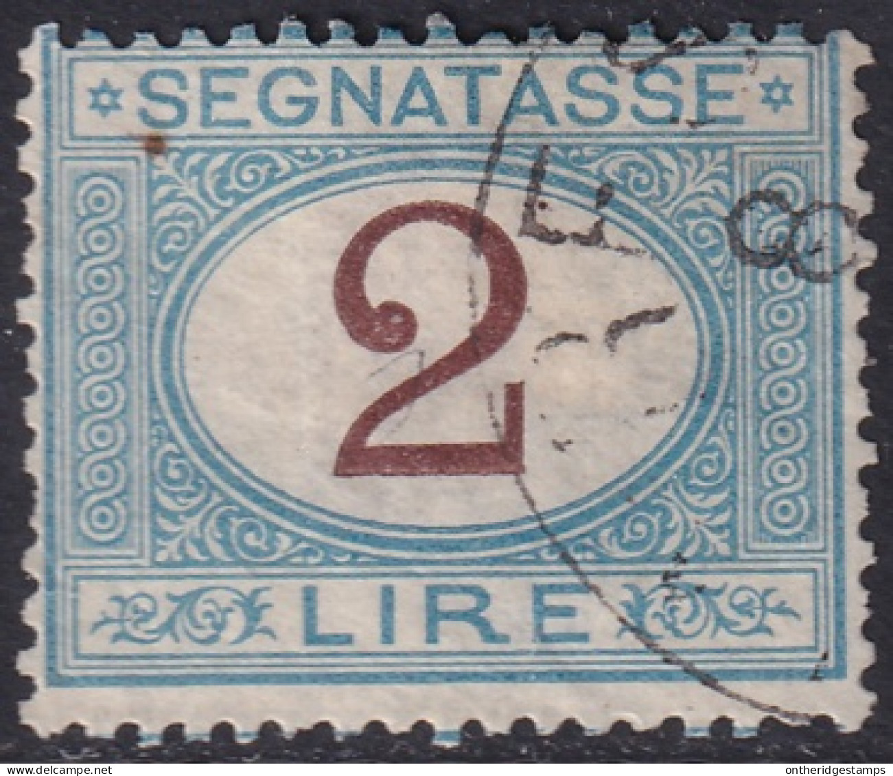 Italy 1870 Sc J15 Italia Sa S12 Postage Due Used - Portomarken