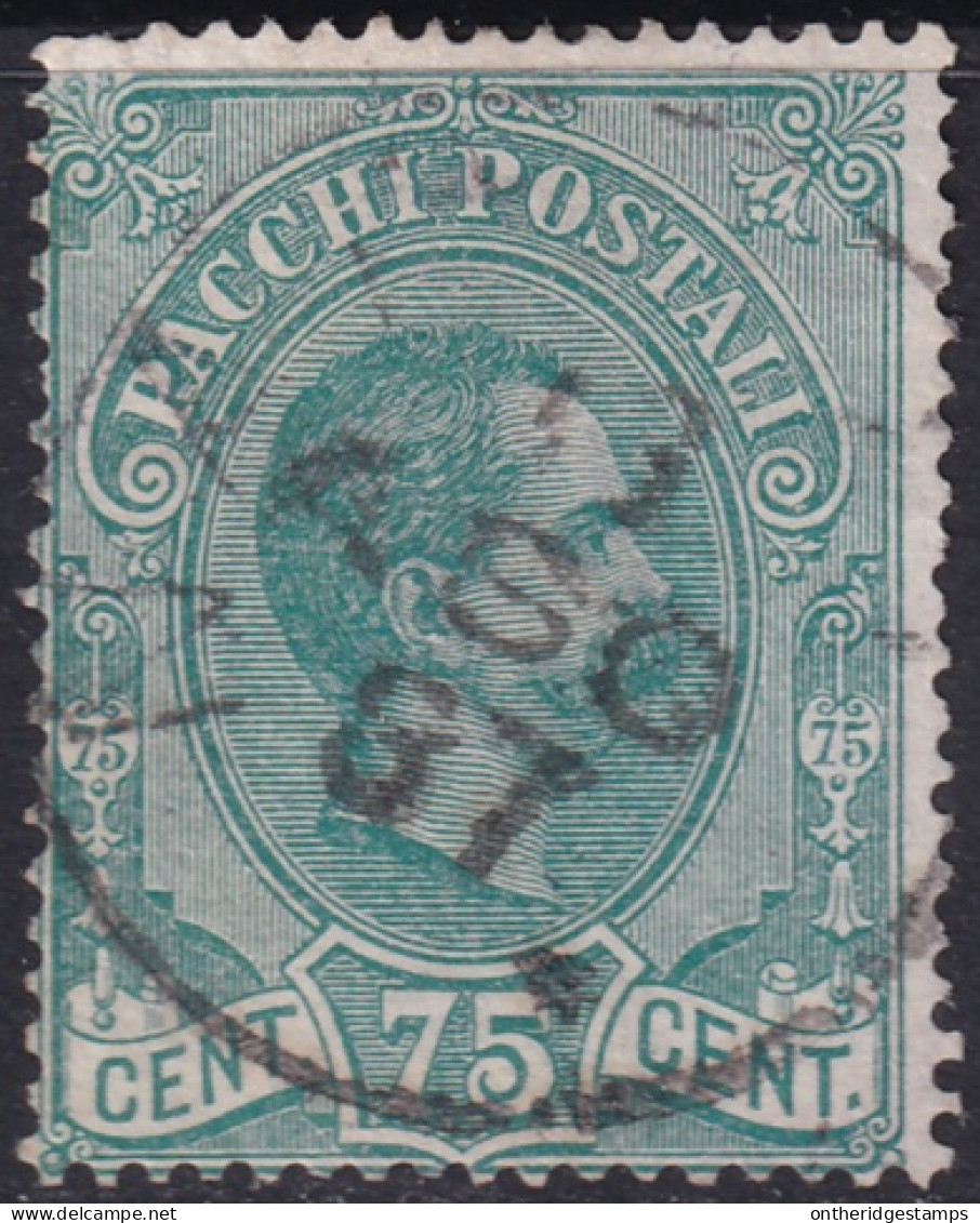 Italy 1884 Sc Q4 Italia Sa Pacchi 4 Parcel Post Used Napoli Cancel - Paketmarken