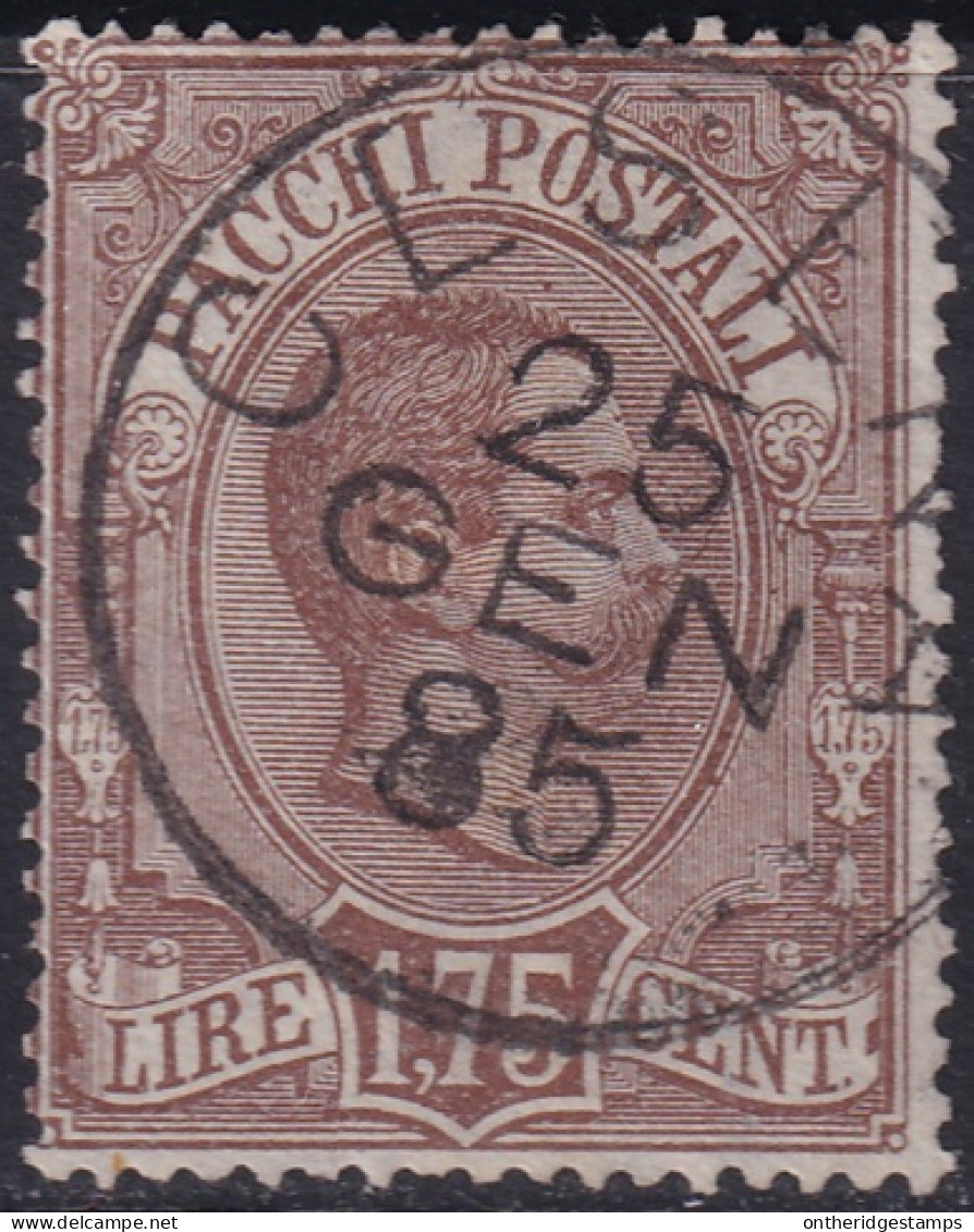 Italy 1884 Sc Q6 Italia Sa Pacchi 6 Parcel Post Used Cesena Cancel - Postpaketten