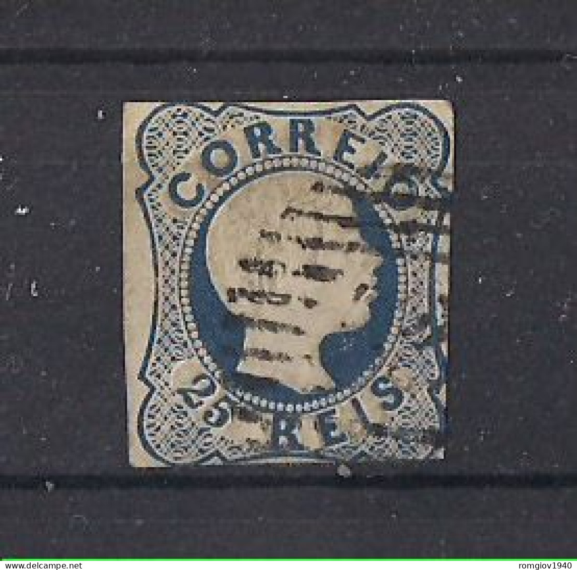 PORTOGALLO  1856 EFFIGE DI DON PEDRO V UNIF. 11 USATO VF (IV) - Used Stamps
