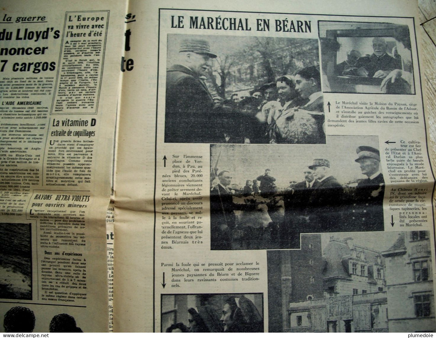 DIMANCHE ILLUSTRE . 4 MAI 1941. WW2 . LES ALLEMANDS A L ENTREE DES DARDANELLES E.O journal hebdomadaire OLD NEWSPAPER