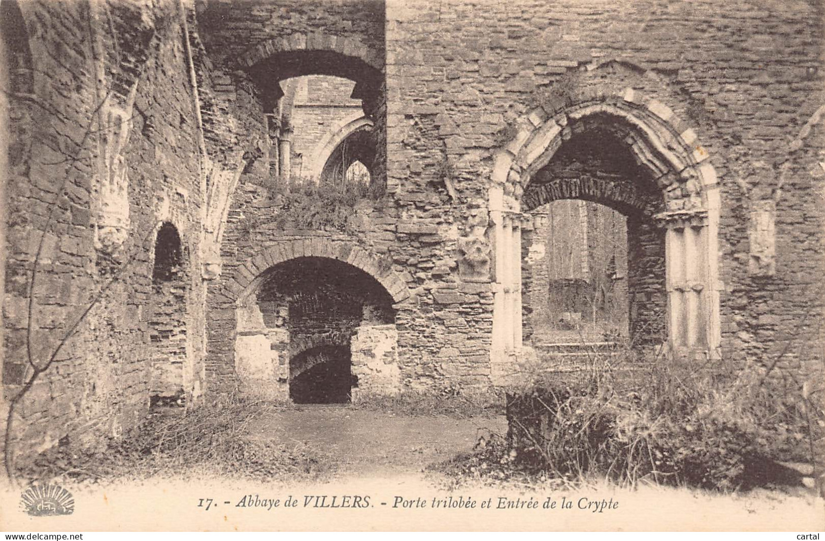 Abbaye De VILLERS - Porte Trilobée Et Entrée De La Crypte - Villers-la-Ville