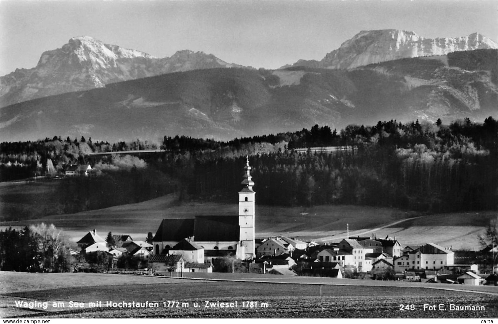 WAGING Am See Mit Hochstaufen 1772 M U. Zwiesel 1781 M. - Waging