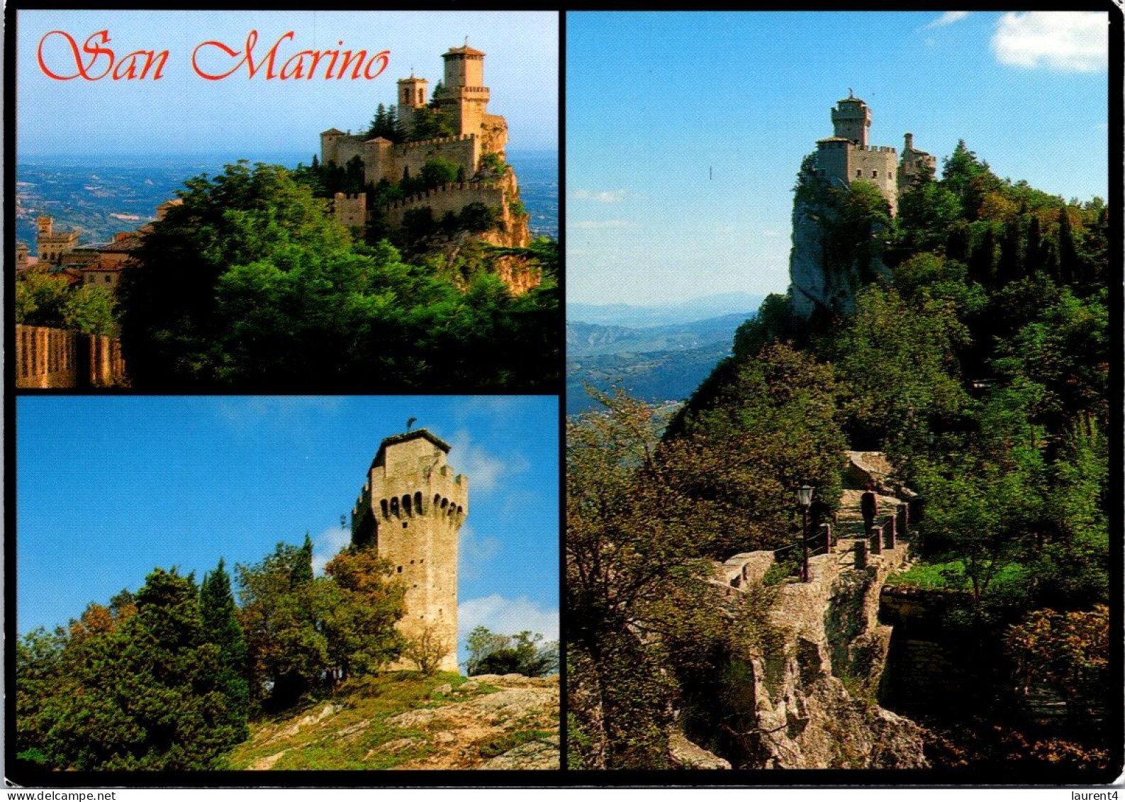 3 Q 48) San Marino - (posted To France) - 3 Views - San Marino