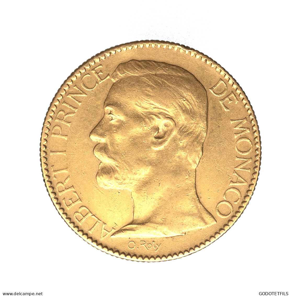 Monaco - 100 Francs Or 1904 Albert I Paris - 1819-1922 Honoré V, Charles III, Albert I