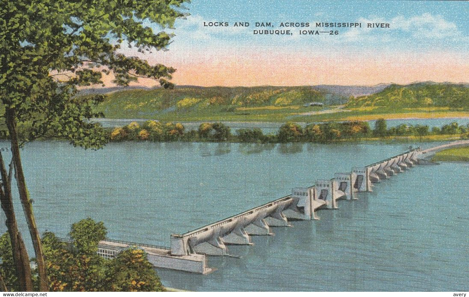 Locks And Dam, Across Mississippi River, Dubuque, Iowa - Dubuque