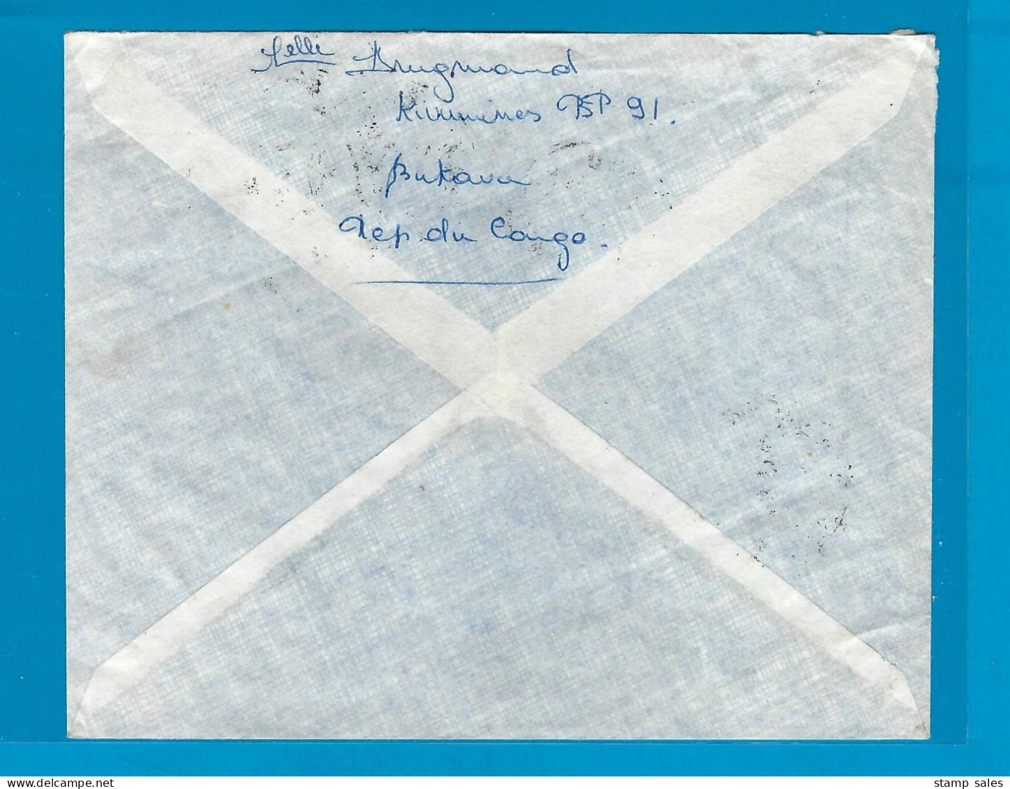 Rwanda Omslag Cyangugu Naar Hainaut (België) 16/01/1967 UNG - Briefe U. Dokumente