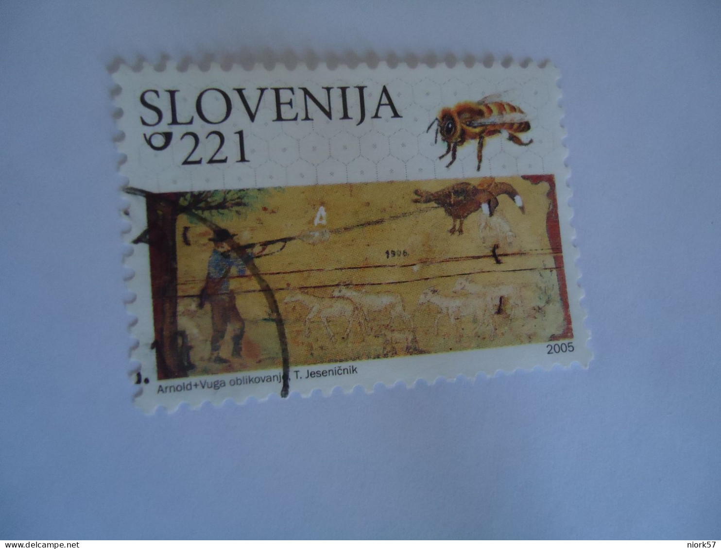 SLOVENIA USED  STAMPS  INSECTS BEES - Abeilles