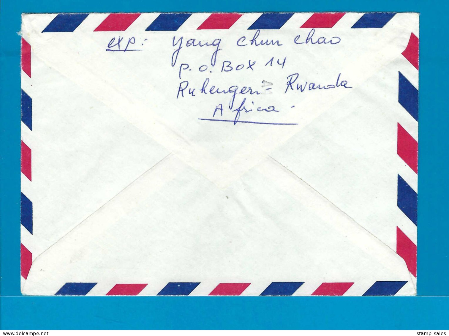 Rwanda Omslag Ruhengeri Naar New York (U.S.A.) 24/05/1984 UNG - Lettres & Documents