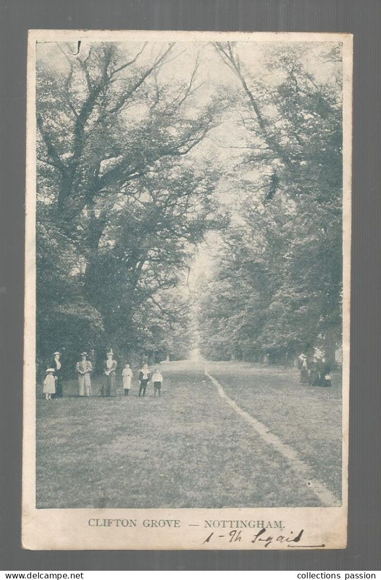 Cp, Angleterre, NOTTINGHAM, Clifton Grove , Voyagée 1903 , Dos Simple - Nottingham