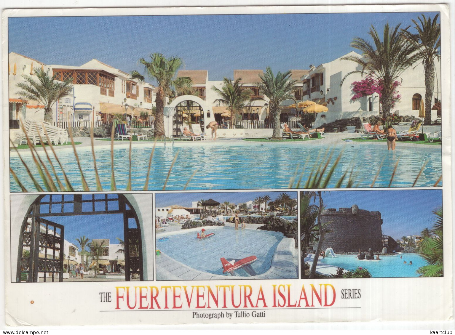 Fuerteventura  CF 10 - Caleta De Fuste - (Espana/Spain) - (Size: 17 X 12 Cm) - Piscina/Swimmingpool - Fuerteventura