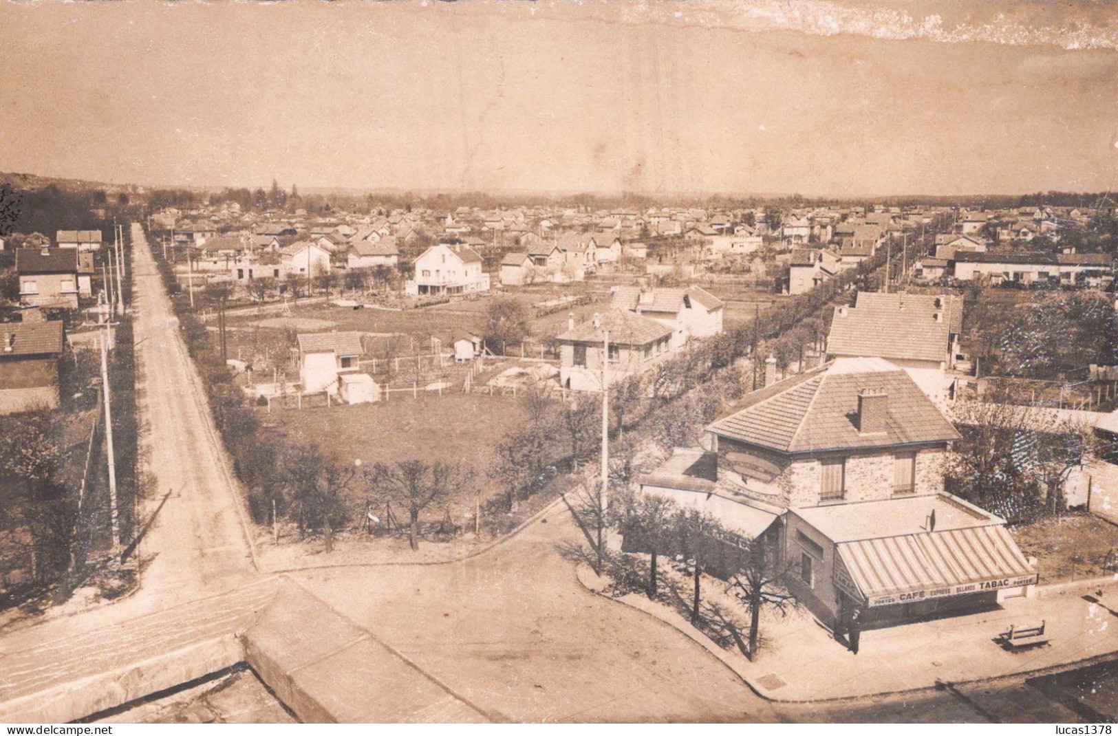 93 / GOURNAY SUR MARNE -PLACE CHURCHILL , Café , AVENUE GENERAL LECLERC , ET RUE H. GUERIN / RARE - Gournay Sur Marne