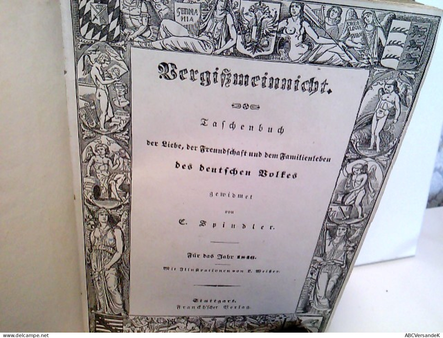 Vergißmeinnicht (für Das Jahr 1848) - Taschenbuch Der Liebe, Der Freundschaft Und Dem Familienleben Des Deutsc - Auteurs All.