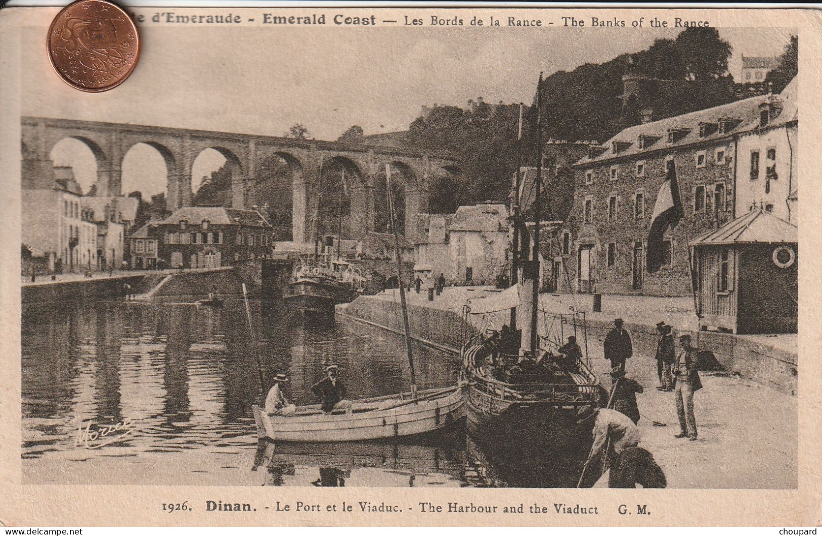 22  - Carte Postale Ancienne De  DINAN    Le Port Et Le Viaduc - Dinan