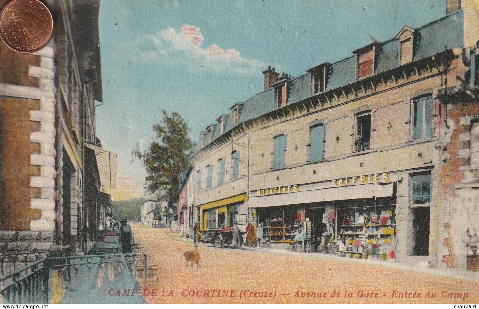 23  - Carte Postale Ancienne De  LA COURTINE   Avenue De La Gare - La Courtine