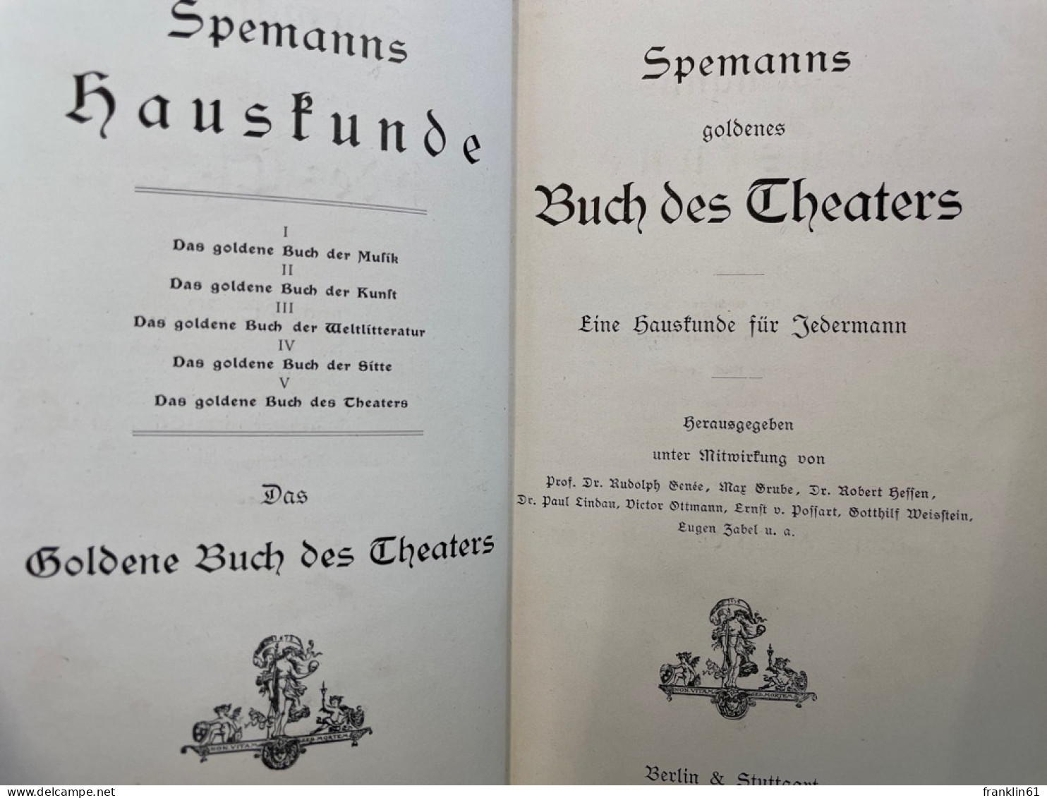 Das Goldene Buch Des Theaters. Eine Hauskunde Für Jedermann. - Théâtre & Danse