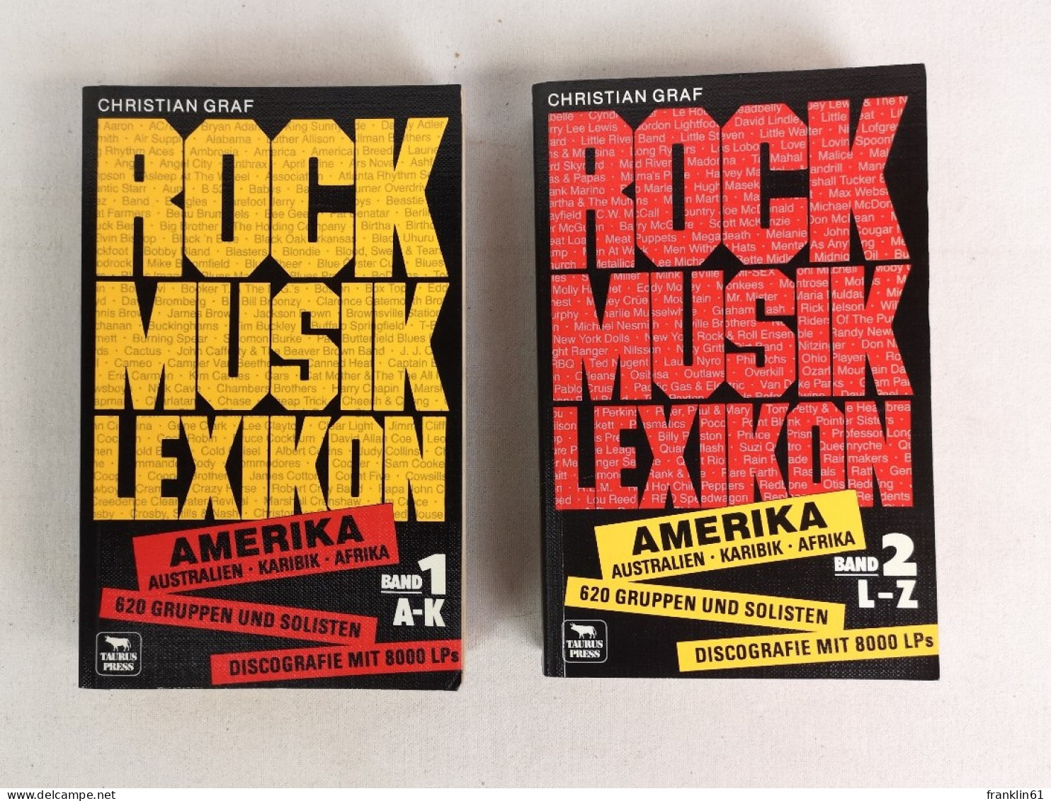 Rockmusik Lexikon. Zwei Bände. A - Z. Amerika. Australien. Karibik. Afrika. - Glossaries