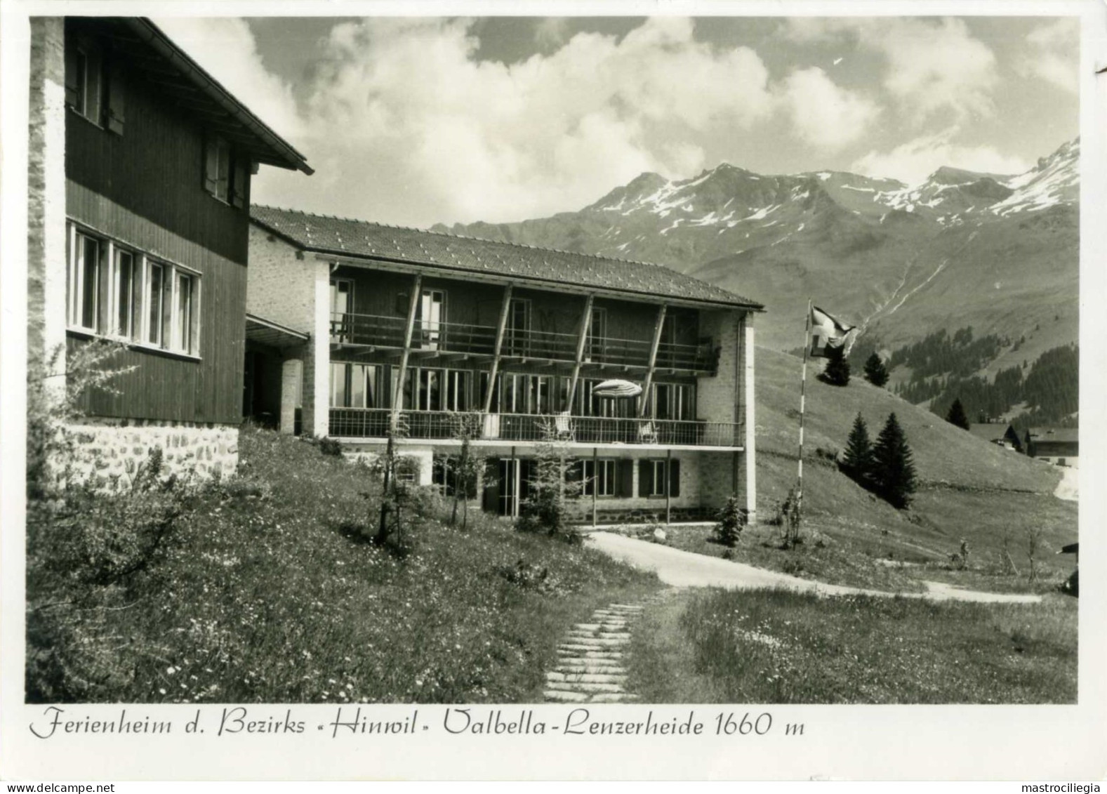 SVIZZERA  SUISSE  GR  VALBELLA LENZERHEIDE  Ferienheim Bezirks  Hinwil - Lantsch/Lenz