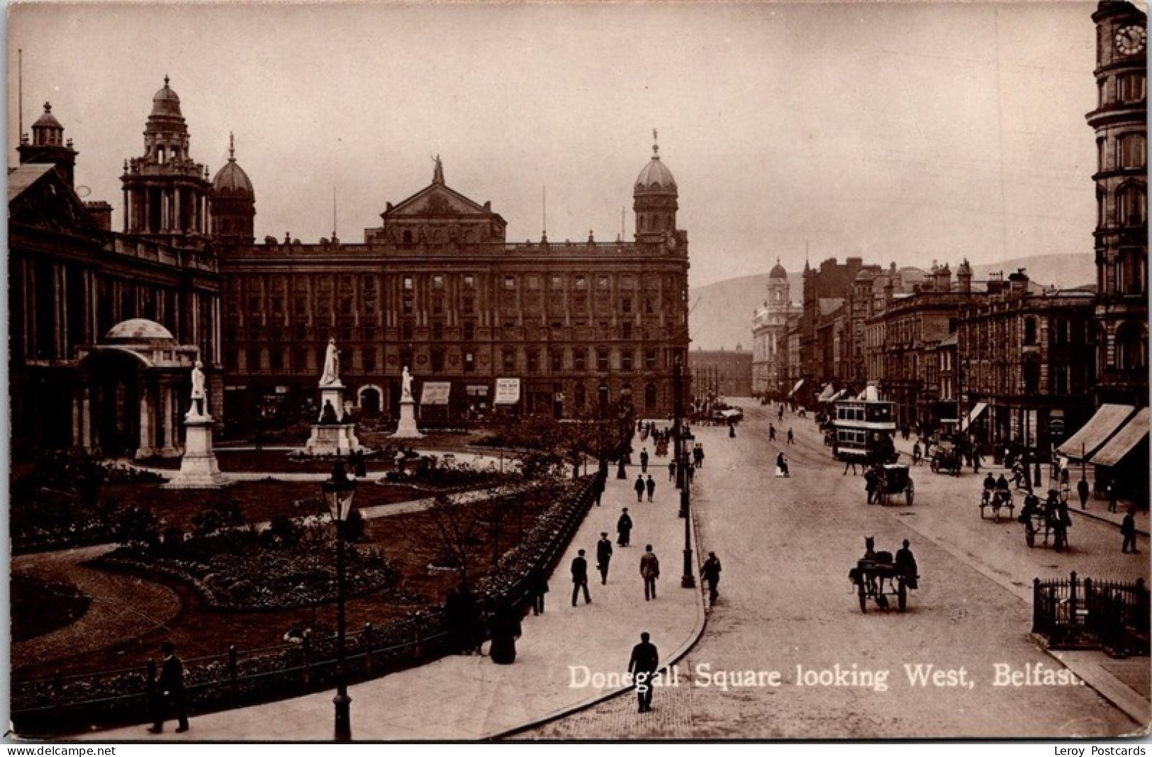 Donegall Square Looking West, Belfast, Northern Ireland - Antrim
