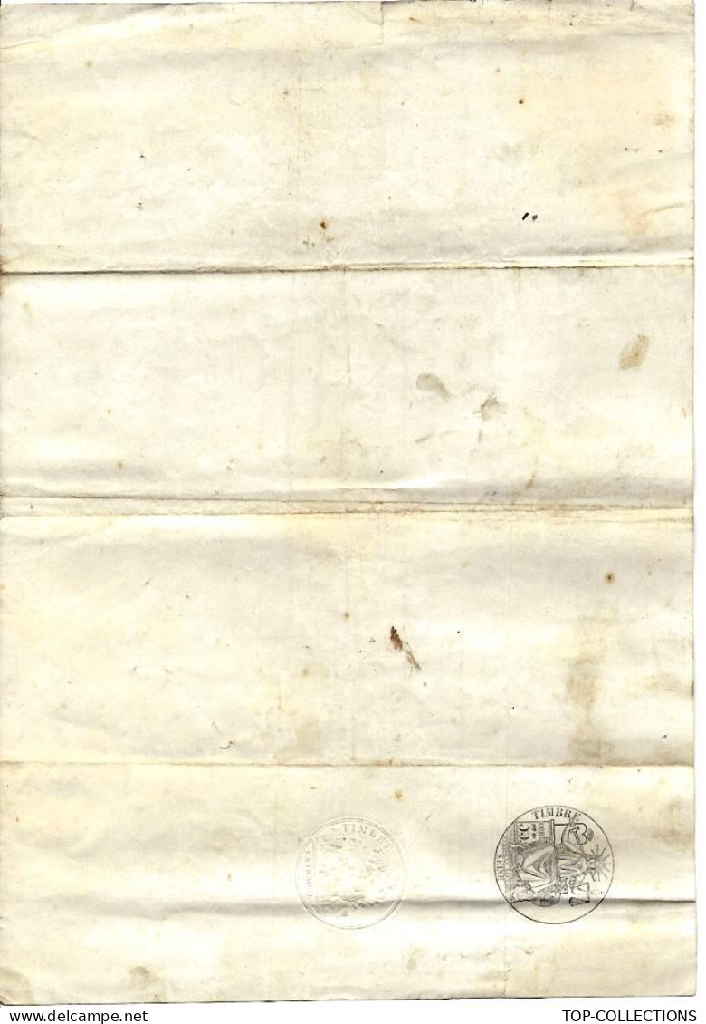 1853  ROULAGE TRANSPORT LETTRE DE VOITURE «ENTETE « P.F. » De Villefranche (Rhone) Pour Montlieu Charente Balle Tissu - 1800 – 1899
