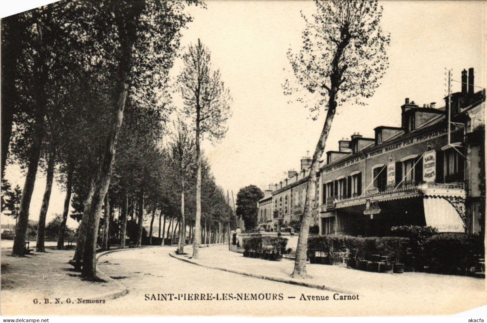 CPA St.Pierre Les Nemours Avenue Carnot FRANCE (1300932) - Saint Pierre Les Nemours