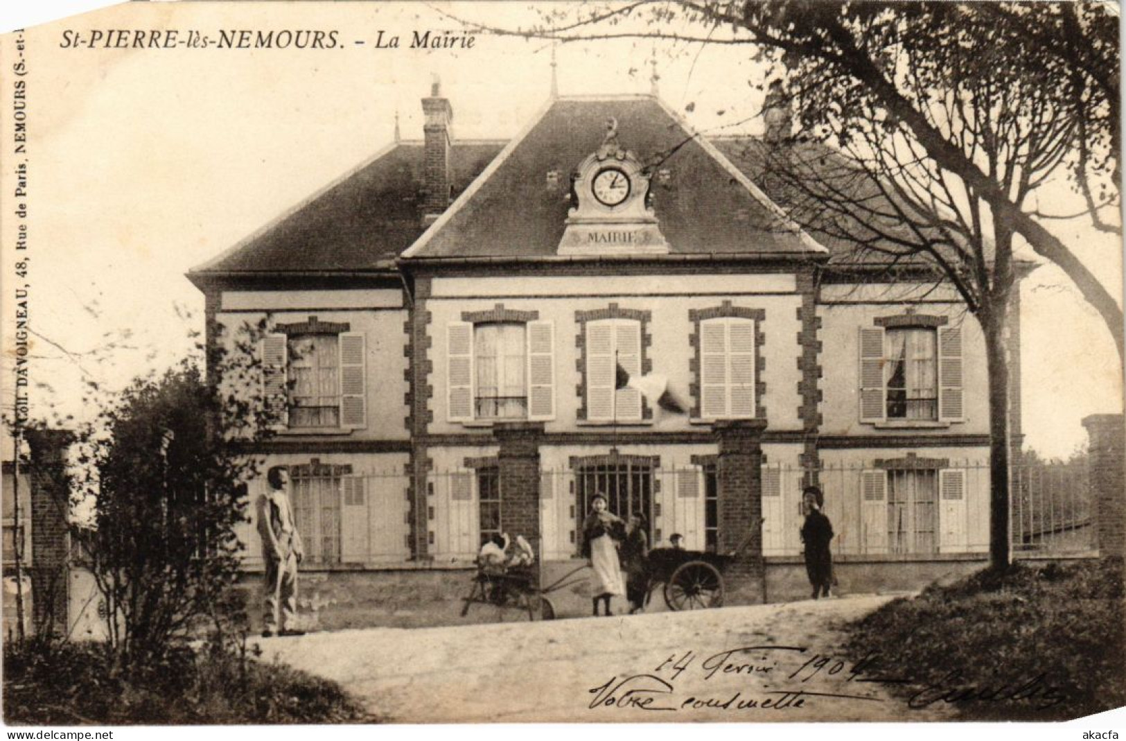 CPA St.Pierre Les Nemours La Mairie FRANCE (1300933) - Saint Pierre Les Nemours