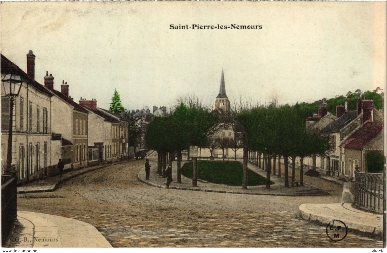 CPA St.Pierre Les Nemours La Rue FRANCE (1300950) - Saint Pierre Les Nemours