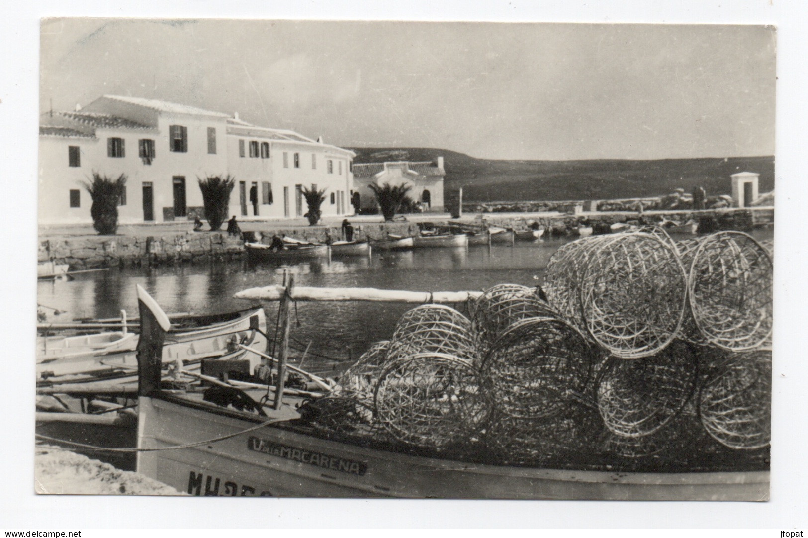 ILES BALEARES - FORNELLS Puerto Pesquero, Traitée En Carte Photo (voir Description) - Menorca