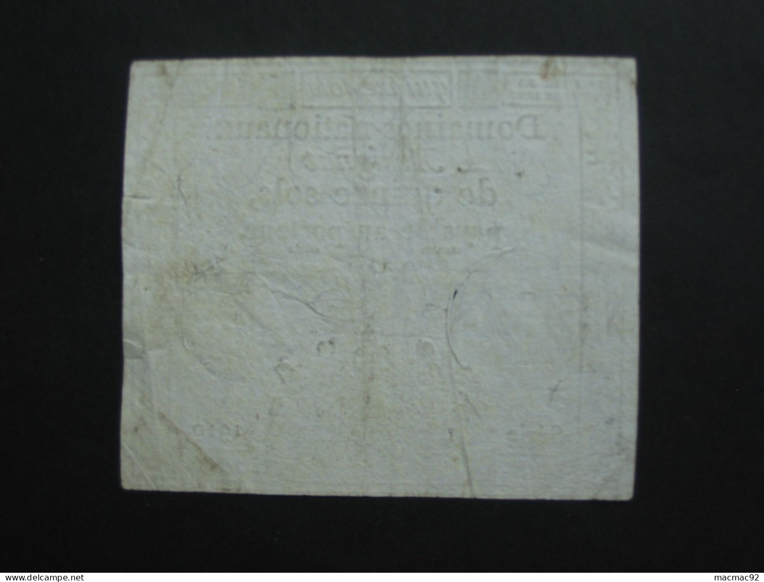 Domaines Nationaux - Assignat Quinze Sols - Loi Du 24 Octobre  1792  **** EN ACHAT IMMEDIAT **** - Assignats