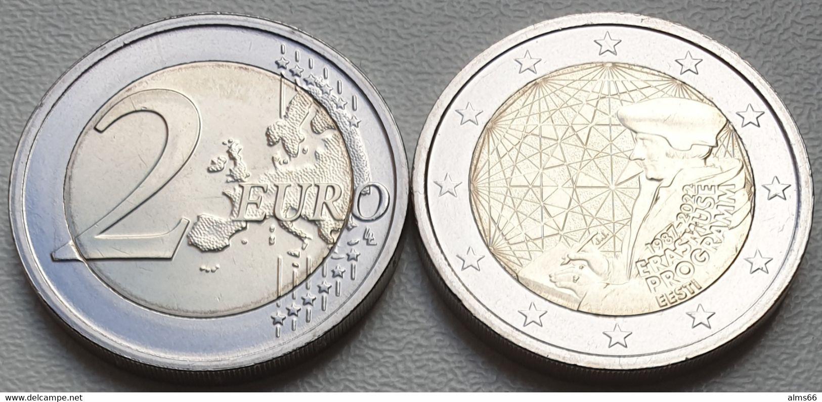 Estonia 2 Euro 2022 UNC > Erasmus - Estland