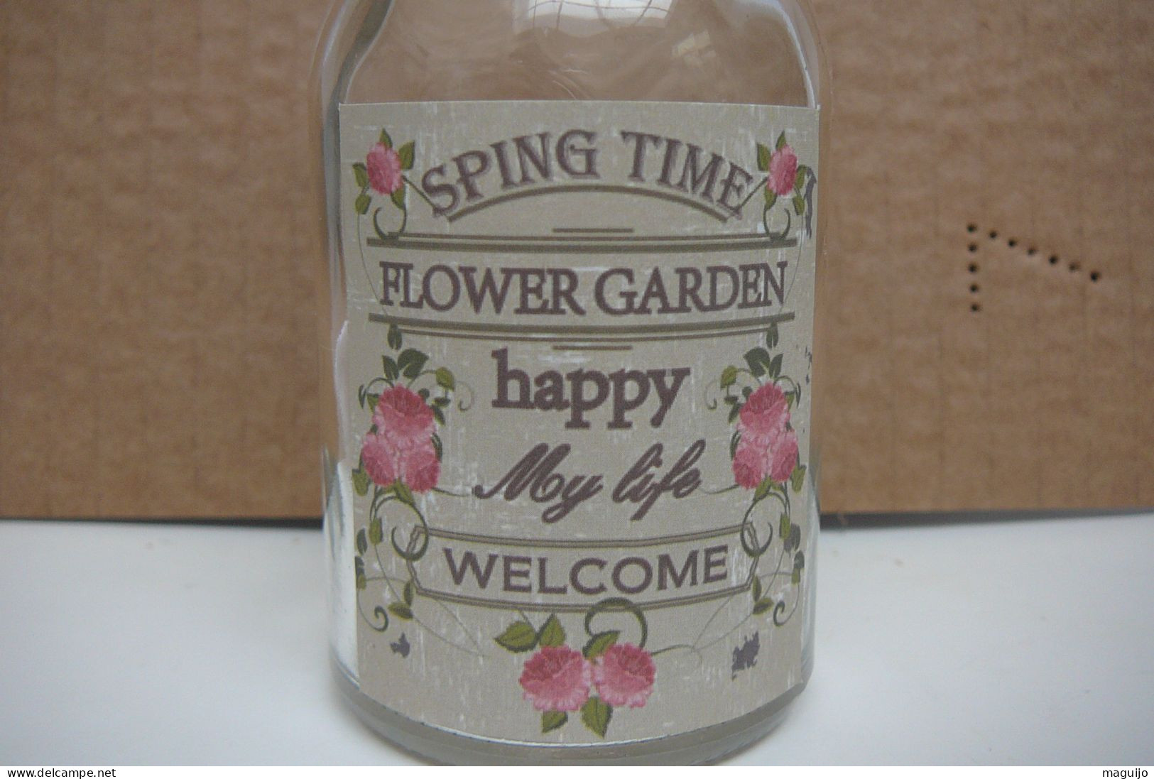 FLACON ( PAS VAPO) SPRING TIME  WELCOME  FLOWER GARDEN HAPPY  LIRE ET VOIR ! - Unclassified