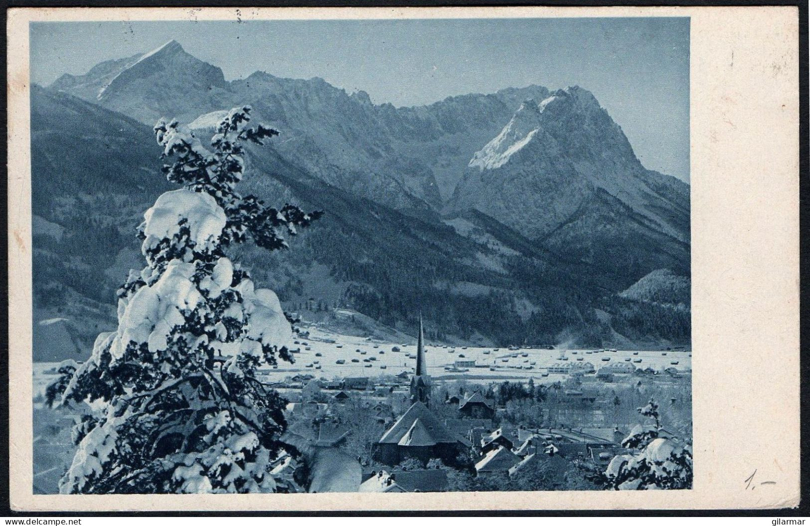 GERMANY GARMISH PARTENKIRCHEN 1934 - OLYMPIC WINTER GAMES GARMISH PARTENKIRCHEN 1936 - MAILED CARD - G - Winter 1936: Garmisch-Partenkirchen