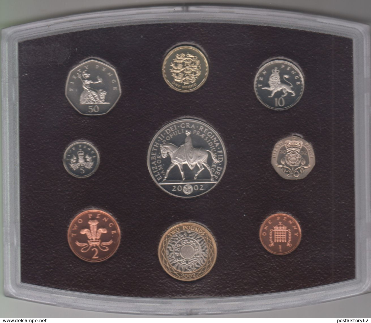 Gran Bretagna, United Kingdom Proof Collection - Serie Completa Ufficiale In Confezione Integra 2002 - Maundy Sets & Gedenkmünzen