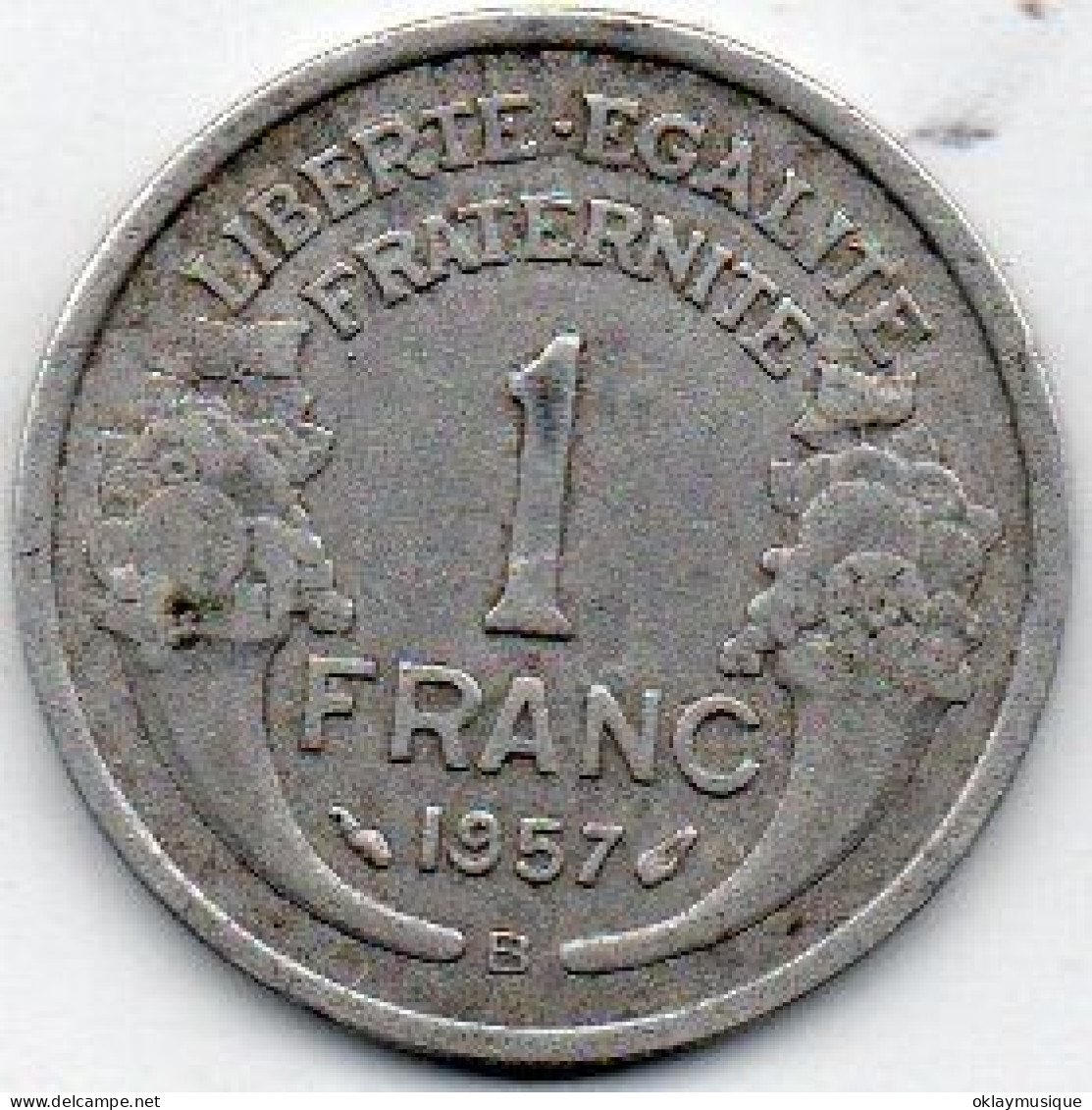 1fr Morlon  1957b - 1 Franc