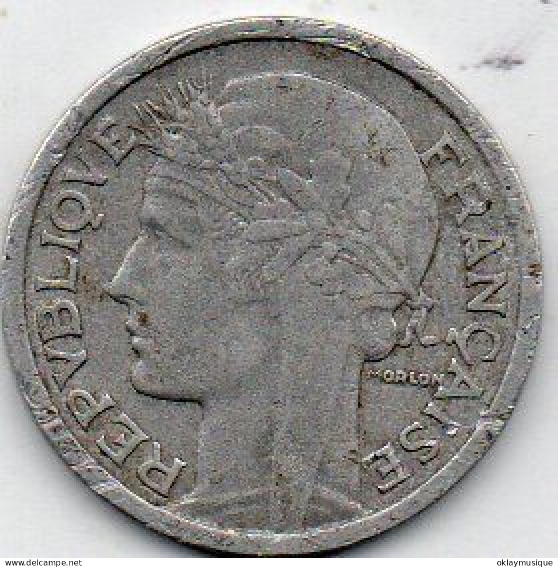 1fr Morlon  1957b - 1 Franc
