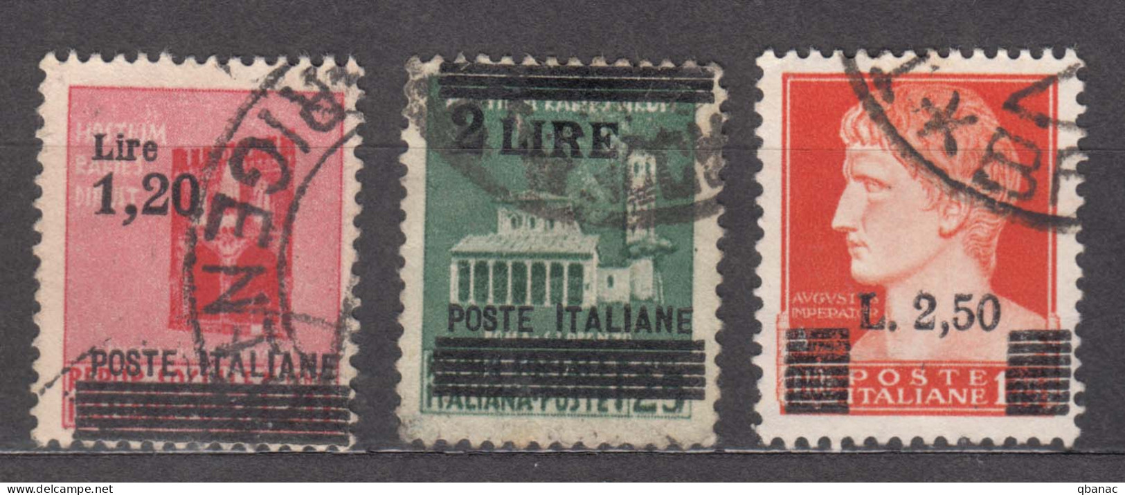 Italy Social Republic 1945 Mi#667-669 Used - Afgestempeld