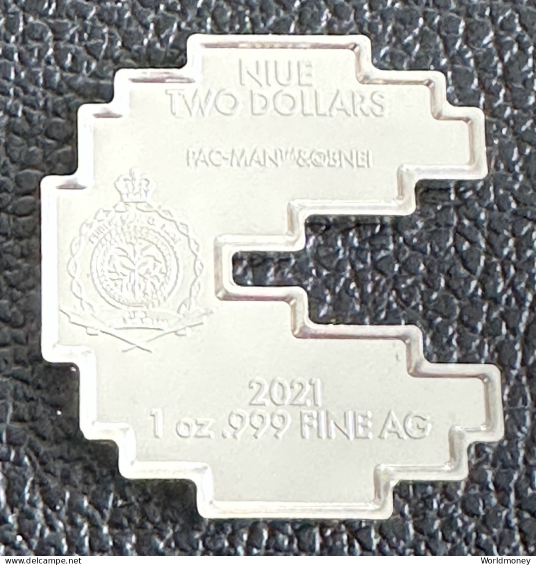 Niue 2 Dollars 2021 "PAC-MAN" (Silver) - Niue
