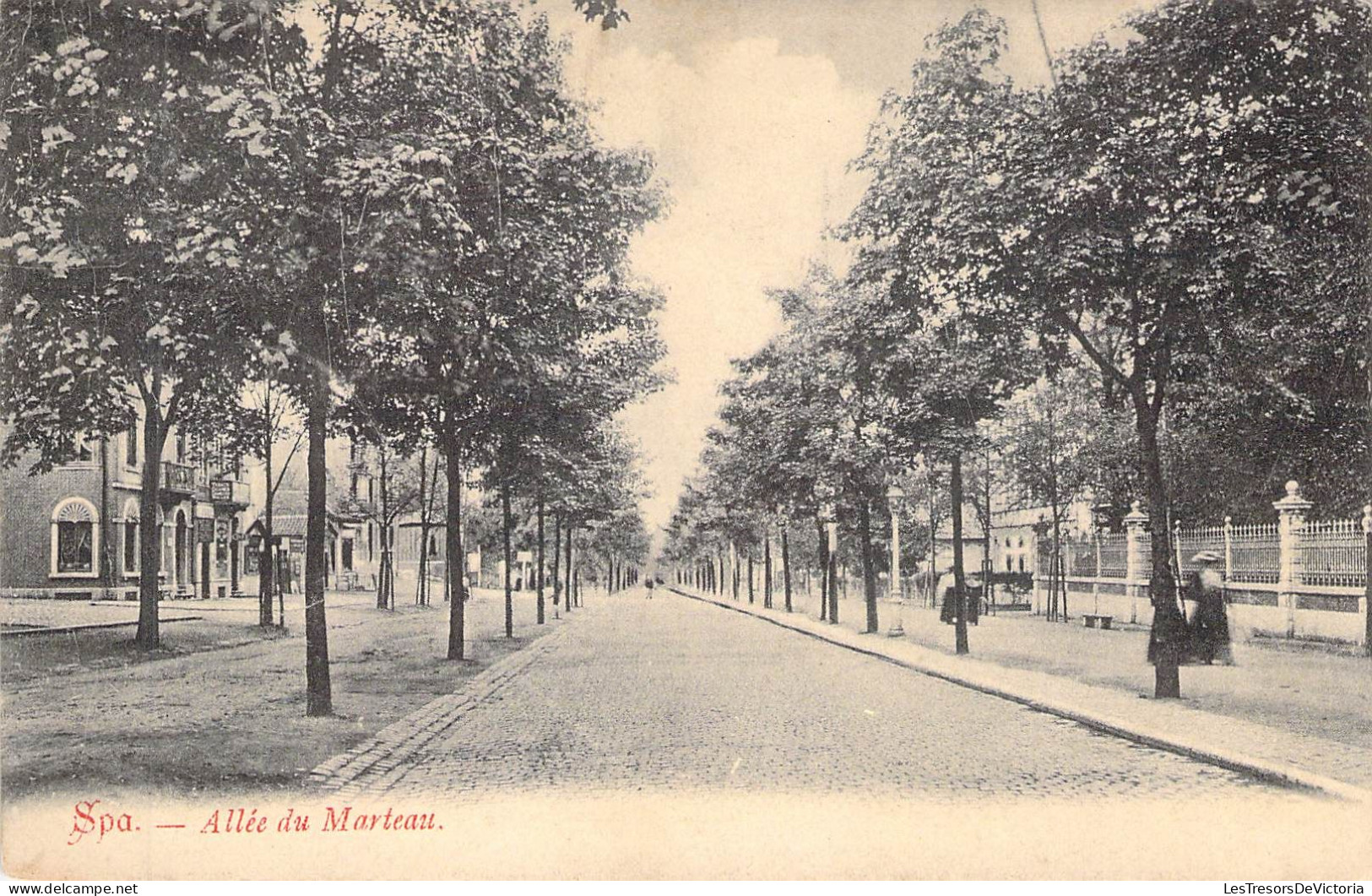 BELGIQUE - SPA - Allée Du Marteau - Carte Postale Ancienne - Spa