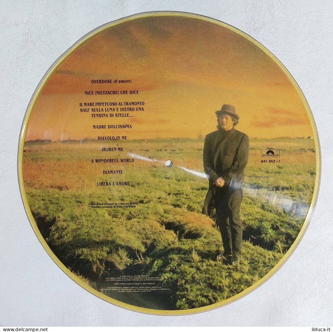 I114360 LP 33 Giri Picture Disc - Zucchero Sugar - Oro Incenso & Birra - 1990 - Limitierte Auflagen