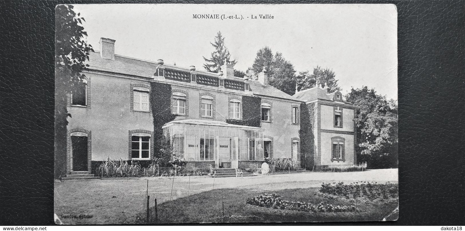 37 , Monnaie , La Vallée En 1926......petite Marque Verso - Monnaie