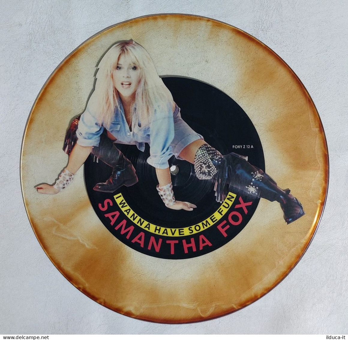 I114368 LP 33 Giri Picture Disc - Samantha Fox - I Wanna Have Some Fun - Jive - Edizioni Limitate