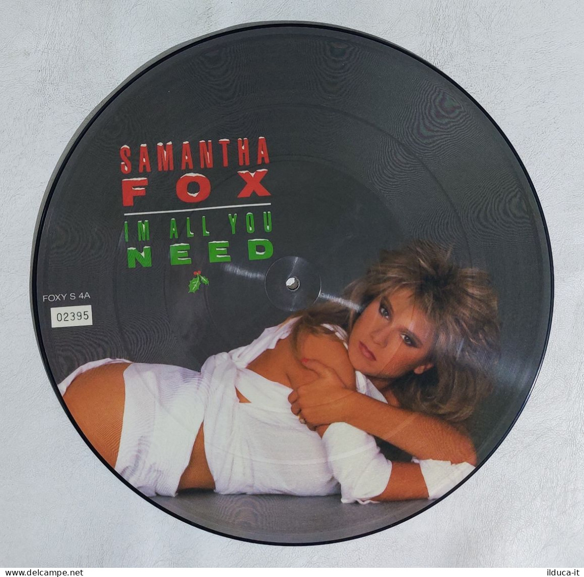 I114380 LP 33 Giri Picture Disc Limited Edition- Samantha Fox - I'm All You Need - Editions Limitées