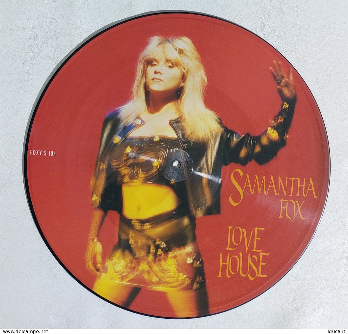 I114381 LP 33 Giri Picture Disc - Samantha Fox - Love House - Zomba 1988 - Editions Limitées