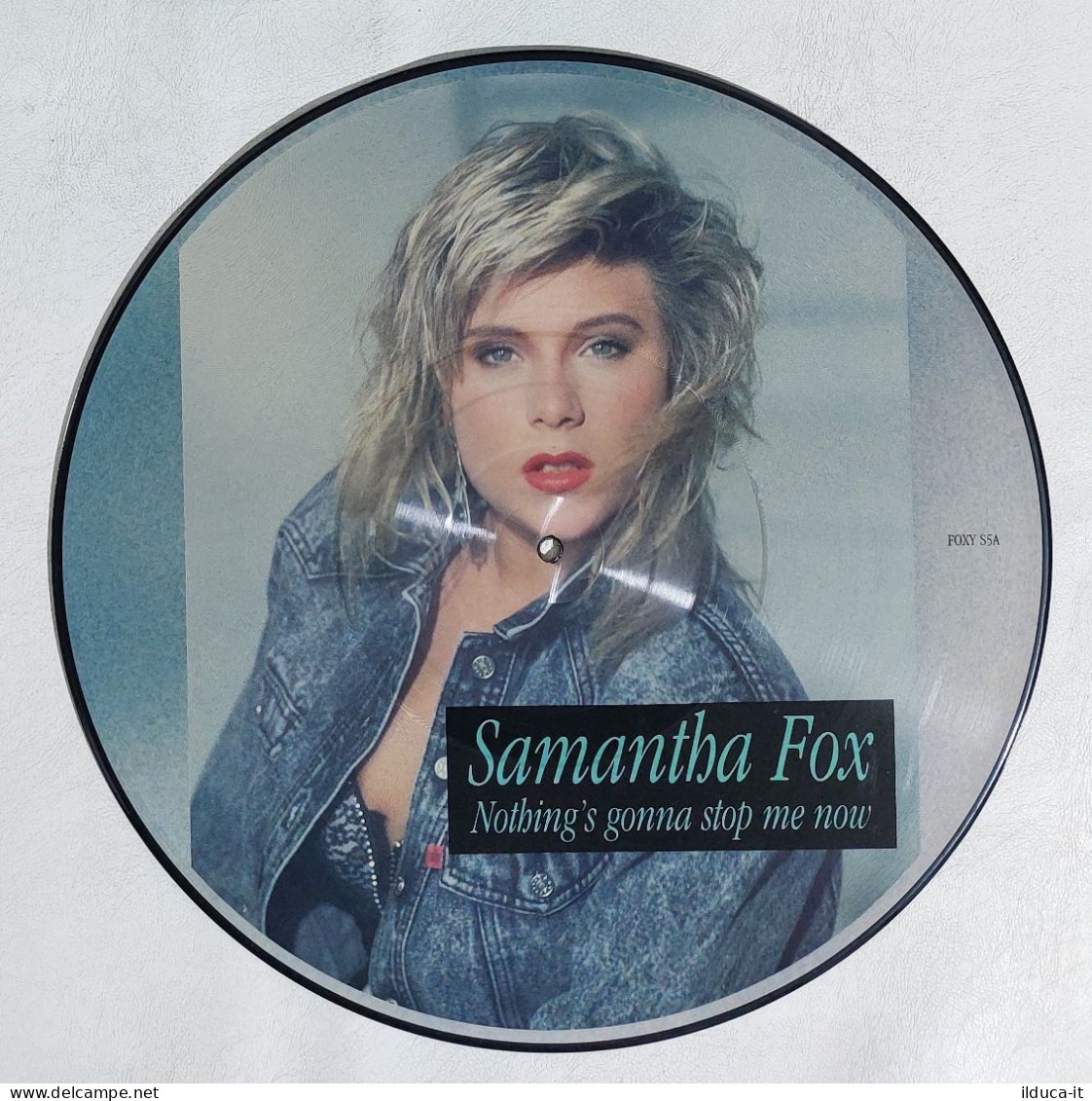 I114383 LP 33 Giri Picture Disc - Samantha Fox - Nothing's Gonna Stop Me Now - Ediciones Limitadas