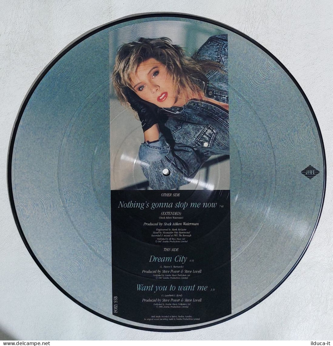 I114383 LP 33 Giri Picture Disc - Samantha Fox - Nothing's Gonna Stop Me Now - Limited Editions
