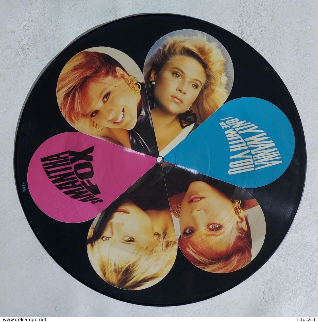 I114386 LP 33 Giri Picture Disc - Samantha Fox - I Only Wanna Be With You - 1988 - Limited Editions